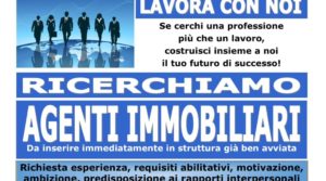 RICERCHIAMO AGENTI IMMOBILIARI