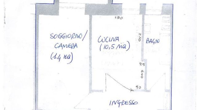 Ampio Monolocale zona C.so Vercelli