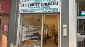 Negozio 1 vetrina Via Foppa